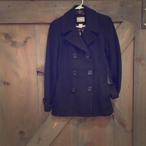 { DELIA’S } XS pea coat BLACK